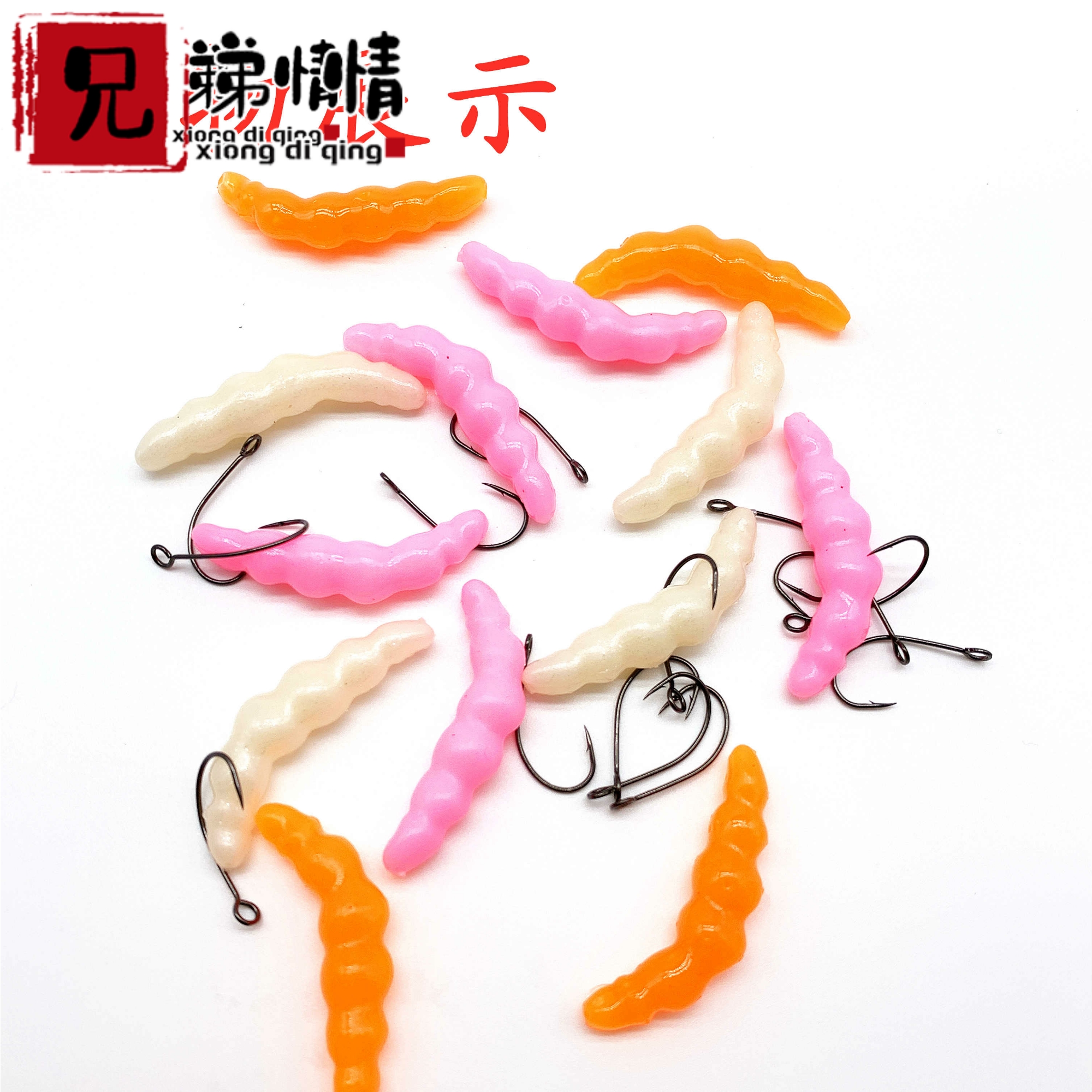 Trout bait trout roadfish larvae egg Ellit imported fake soft worm soft worm full fishing group
