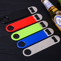 Fancy stainless steel bottle opener European-style color glue-coated beer opener simple wine opener fancy bartender wine set