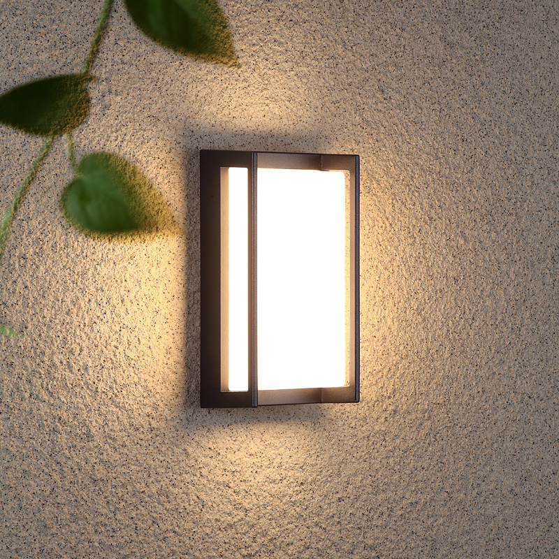 Outdoor wall lamp outdoor waterproof balcony terrace lamp design sense outdoor home villa garden door Ming wall lamp 36W