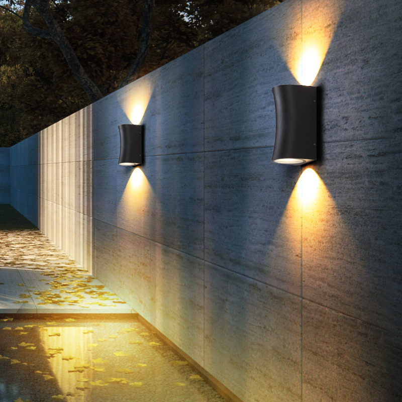 Min Juku Outdoor Wall Lamp Waterproof LED outdoor wall lamp Modern minimalist Villa Hotel Gate Courtyard Lamp Guest House