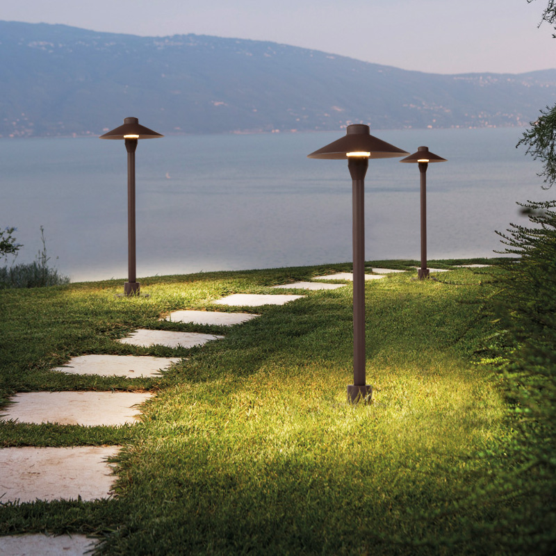 Lawn lamp plug floor lamp outdoor waterproof LED lawn lamp courtyard lighting area garden lamp outdoor park