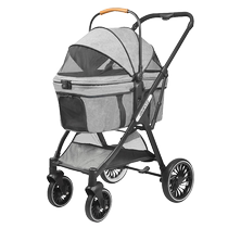 Pet outing trolley split-type dog walking cat folding trolley cat and dog stroller small and medium-sized dogs Yideshi