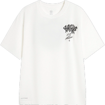 Li Ning BADFIVE short-sleeved T-shirt mens 2024 new moisture-wicking summer comfortable and dry sportswear