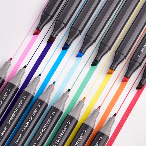 Маркер, дизайнерский комплект, мелки для школьников, кисть, акварель, 24 цветов, 36 цветов, 48 цветов, 60 цветов, ручная роспись, подходит для начинающих