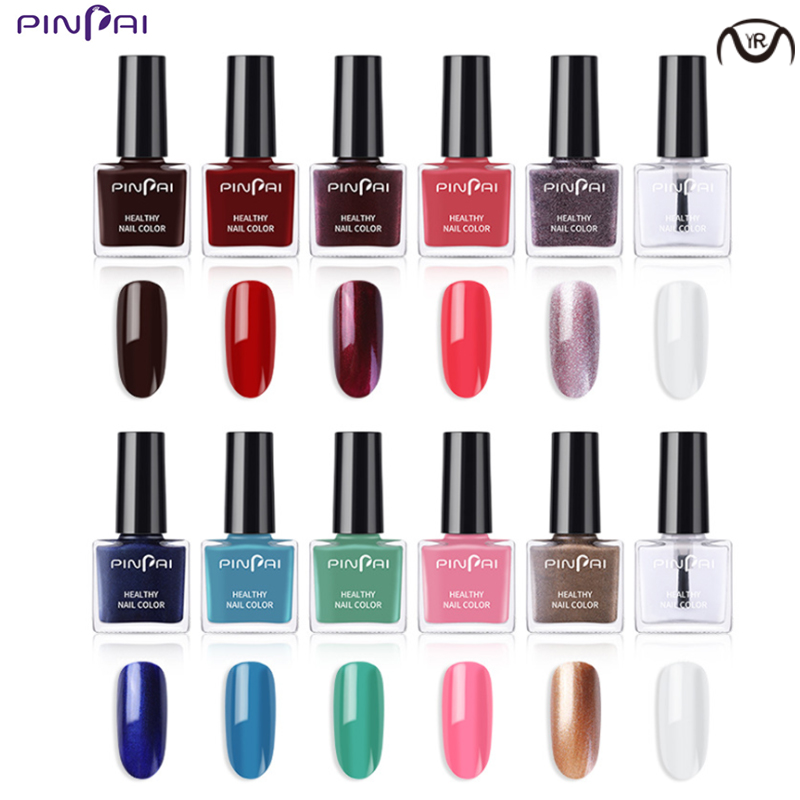 6ML Nail Polish Gorgeous Color Nail Gel Nail Top Coat Base -