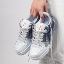 LiNing Li Ning Tianmiraculous Reflective Butterfly Starry Sky Elements Low Bunch Classic Casual High Street Board Shoes Female