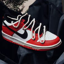 NIKE DUNK LOW Chicago OW doing old oxidation deconstructs shoelace sneakers custom guest board shoes