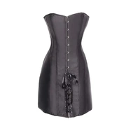 Phong cách châu Âu corset dài phần bụng eo váy dài váy quấn ngực áo corset corset đồ lót 1314 - Corset