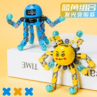 2 светящихся, меняющих лицо [желтый + синий]