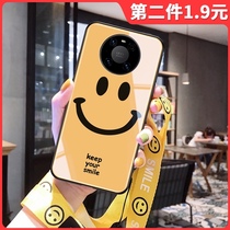 Suitable for Huawei mate40 mobile phone shell female glass mate40pro personality mate40pro protective case mate30ePro silicone soft edge E hard shell full