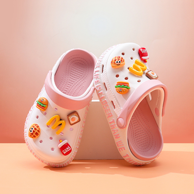 Children's Croc Shoes Boys' Slippers Summer New Non-Slip Kids' Sandals Boys' Beach Sandals — 4