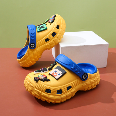 Pikachu Children's Clogs Boys' Slippers Summer New Non-Slip Soft-Soled Sandals Boys' Baby Beach Sandals — 2