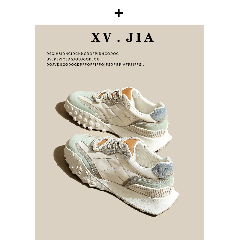 Niche forrest shoes women's shoes 2022 spring and autumn new style all-match color matching casual sports ins trendy dad shoes