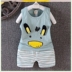 . Boys vest bộ bộ bé mùa hè không tay quần short hai mảnh 0-1-2-3-4 tuổi cartoon áo khoác. 