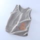 . Thin gỗ bông vest cậu bé không tay t-shirt bé lưới rỗng trẻ em mất T nhỏ và vừa chiếc váy trẻ em mùa hè.