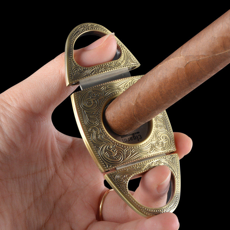 Cigar Cut Cigar Pliers Cigar Knife German Cigar Scissors Cuba Snow-Cut Cigar Cigarette Lighter Cigar Cigarette Clippers Snow-cut
