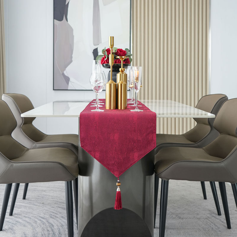 Heting table flag Nordic simple coffee table flag cloth bucket cabinet cover towel Spring Festival red wedding light luxury New Year tea table cloth