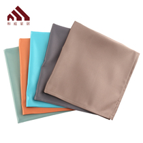 Light luxury napkin cloth mouth cloth folding flower hotel restaurant model room Eating square towel plate towel Western towel meal buckle set