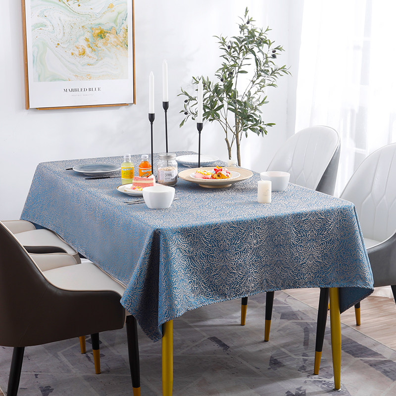 The Nordic Wind Table Desk Clothing Art Modern Luxury Roundtable Cloth Table Cloth Rectangular Tea Cover