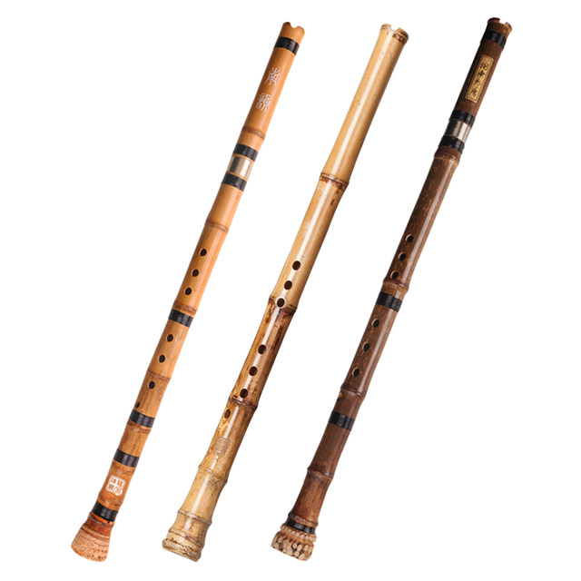 Nanxiao musical instrument professionally plays purple bamboo root flute musical instrument GF tune big head flute six or eight holes two festival style refined hole Xiao