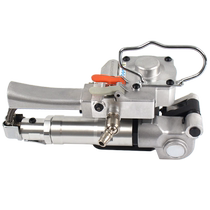 BUV-A B19 portable pneumatic baling machine export-type semi-automatic small hot melt strapping machine pet plastic steel belt pp belt brick wooden box automatic baling machine pallet packing tensioner