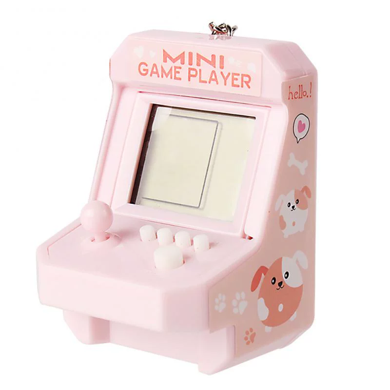 Retro Mini Games Player Handheld TetrisGame Console Keychain