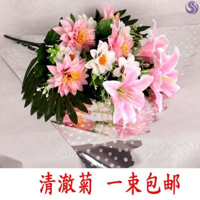 Fake flower Tomb Sweeping Tomb for Qingming Festival sacrificial supplies paper flower grave floating lantern decoration simulation tomb sweeping flower pull