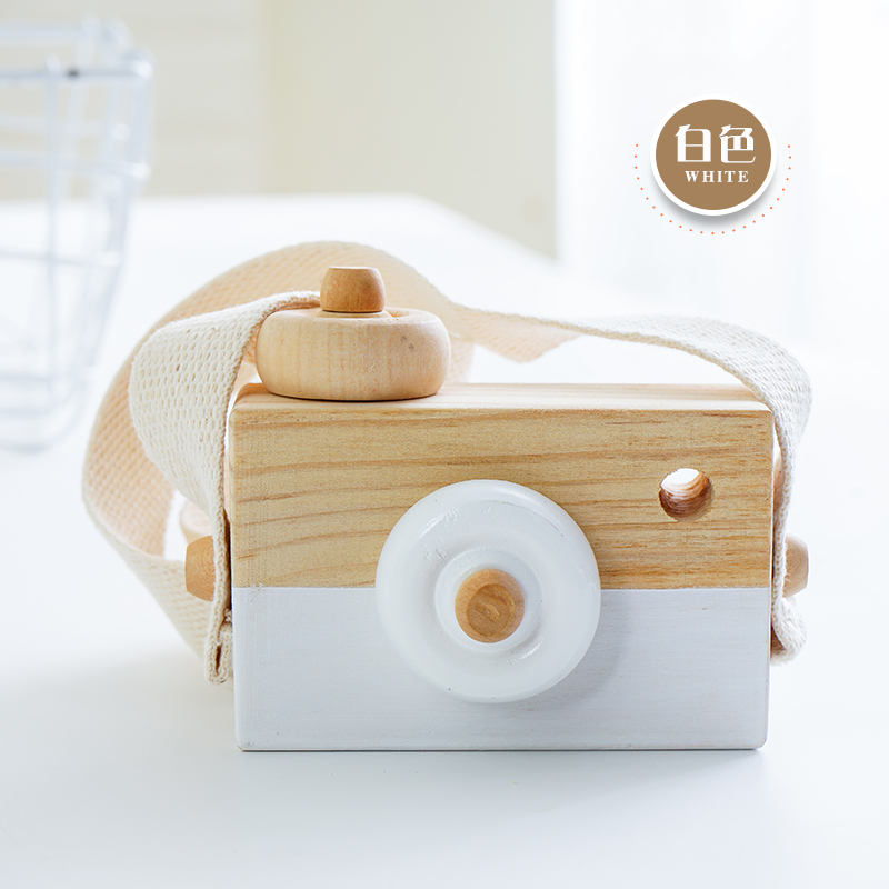 Photo props creative decoration ins decorative wooden camera photo props background children's clothing shooting props decoration