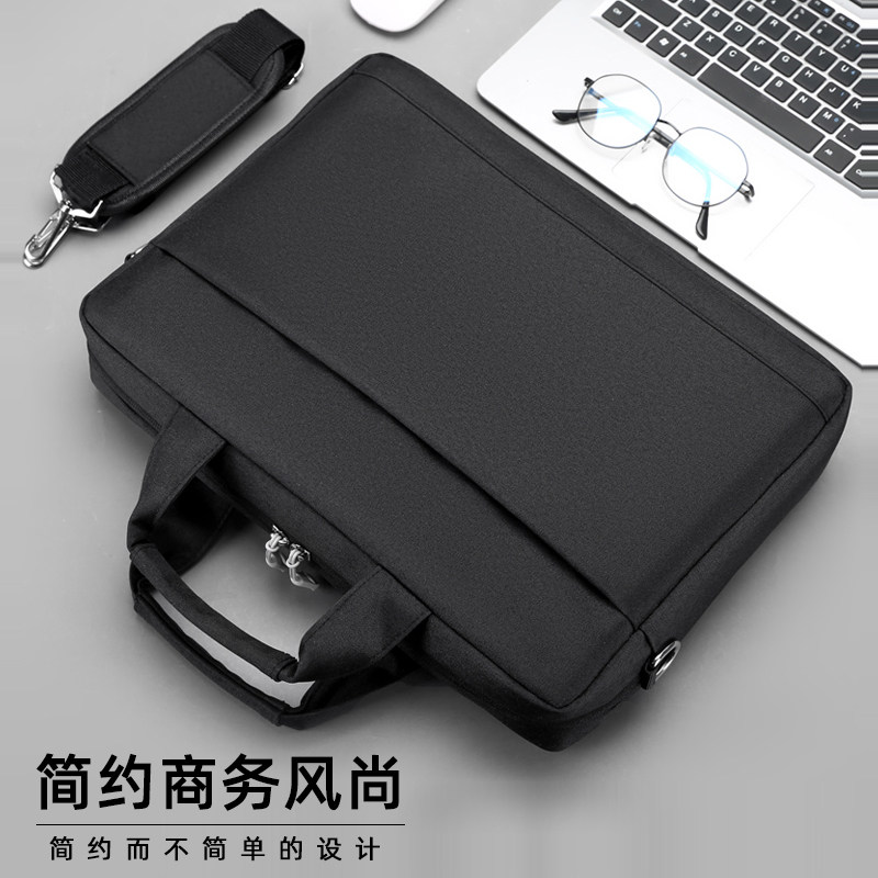 Single shoulder computers package for Xiaomi Xinhua AAWA Apple Macbook 13 female 15 6 inch male pro13 3 laptop 15 HP 14air16 1 worn