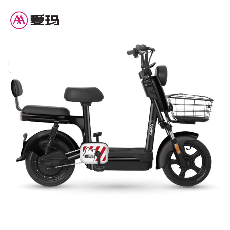 Emma new national standard 3c electric bicycle cute box luxury version battery car lead-acid donkey electric car shopping transportation