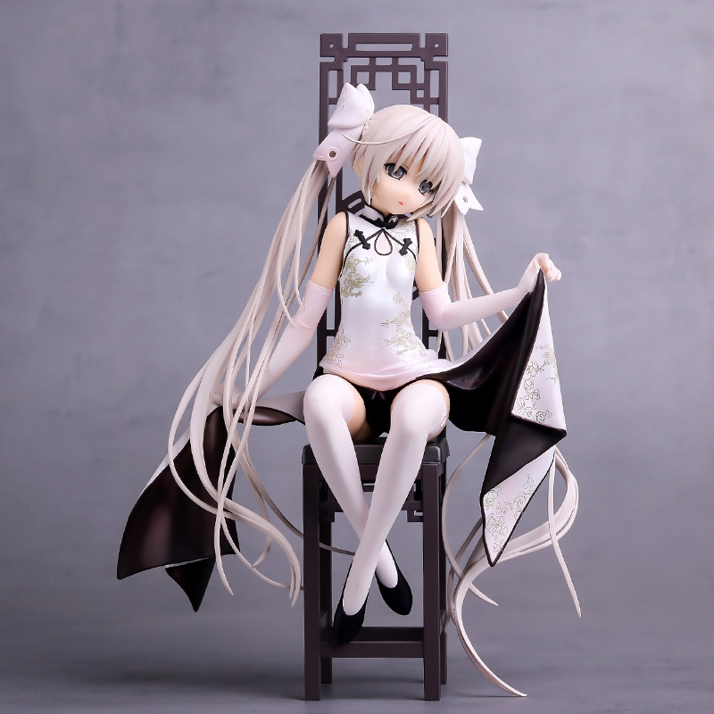 Edge's air spring day Wild Dome Model Cartoon Quadratic Meta-Qipao Dome's Teenage Girl Vehicle Host Shell Model Pendulum