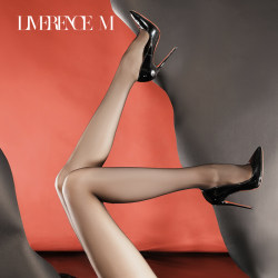 Laimi silky 0.01 stockings ບໍ່ມີ crotchless ສໍາລັບແມ່ຍິງ 3D ultra-thin ໂປ່ງໃສຖົງຕີນ sexy seductive ສີດໍາ