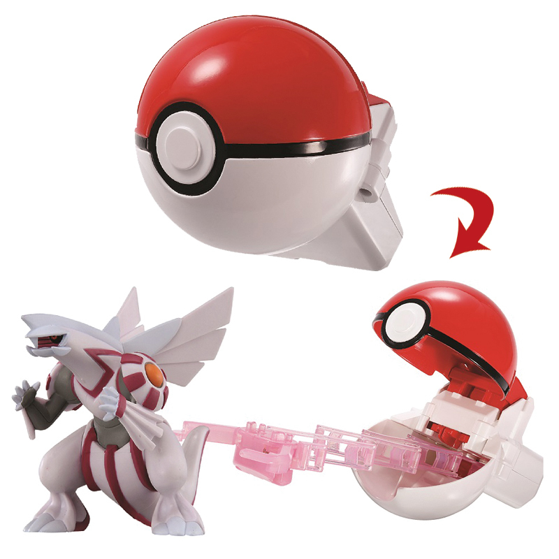 Tomy Pokémon Poké Ball Dialga Palukiya Boys' Toy Gift Tomy Pokémon Poké Ball Dialga Palukiya Boys' Toy Gift