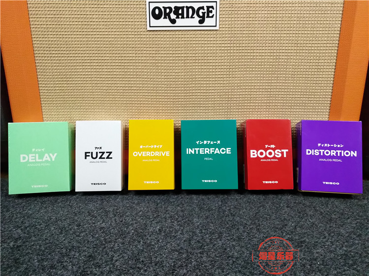 The classic Faz distortion motivation for the gain overload delay of Teisco electric guitar single block effect in Japan