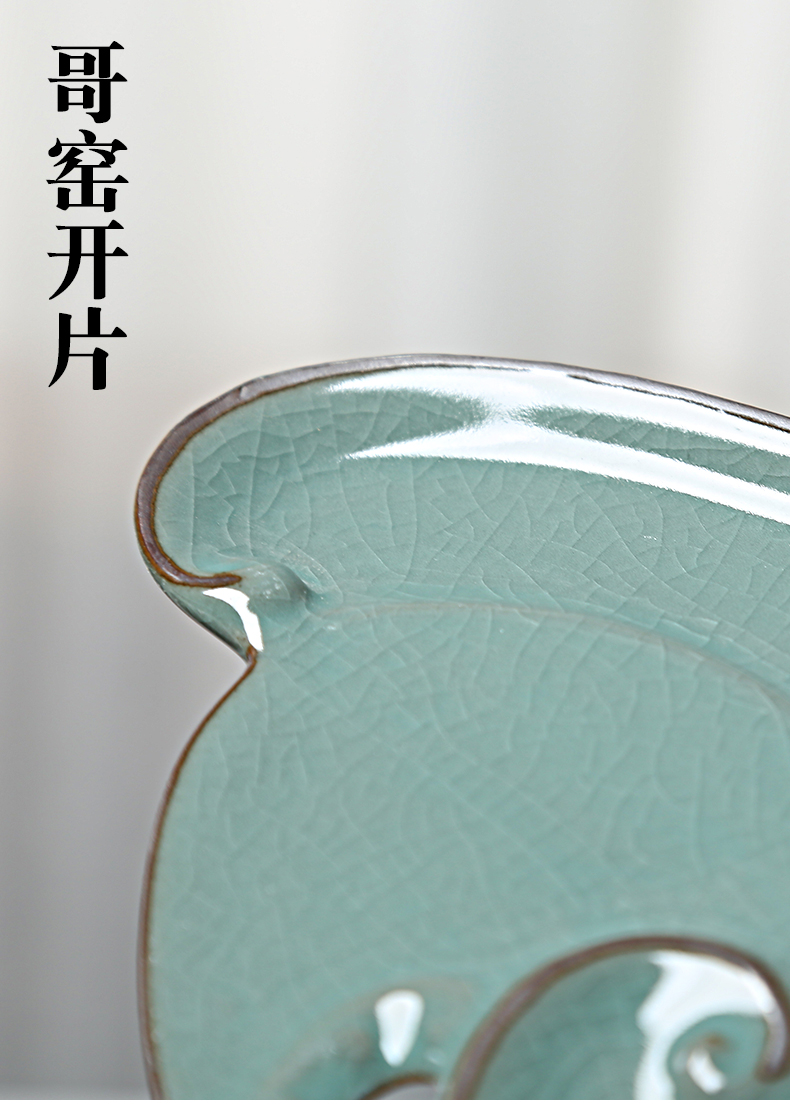 Ceramic square tap the creative move of bottom plate of the base size tray was elder brother up pot special product water pans