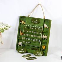 Wall Calendar 2019 Wall Wood Calendar Hanging Parlour