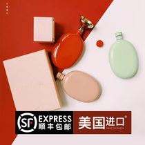 ODEME USA Imported Macaron Portable Stainless Steel Carry-on Small Wine Pot 3 Oz Wine Bottle Female Creative Gift