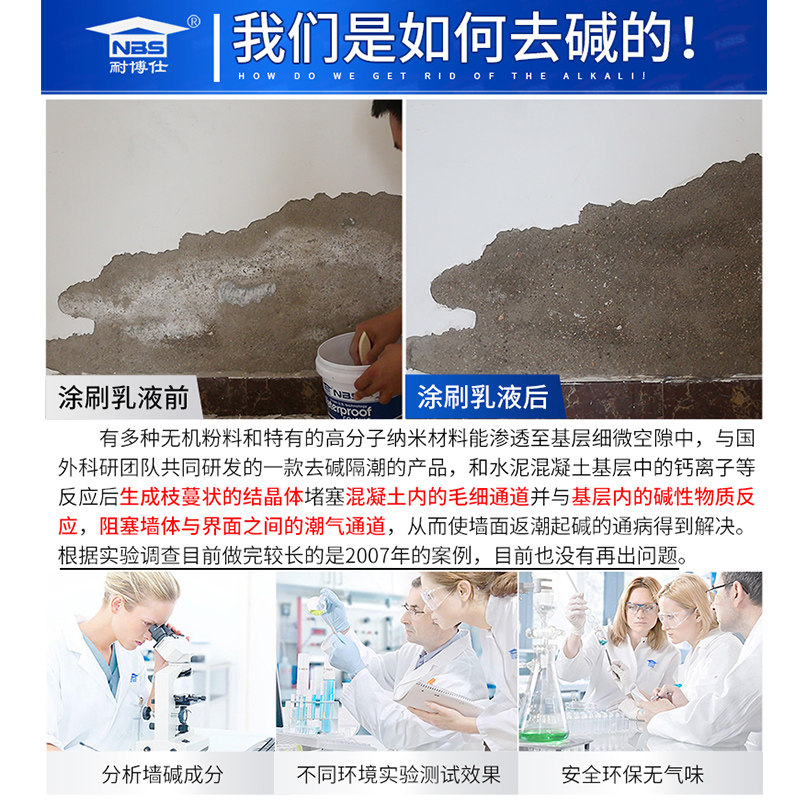 墙面反碱处理返潮发霉起碱克星!固沙剂除碱剂抗碱王界面消碱一号,拯救你的家!-界面剂-淘宝好物网