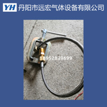 Metal hose Acetylene propane with acetylene clamp plus HF-3B flame arrester Tetrafluoronylon hose M16*1 5