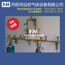 Argon busbar Filling station filling equipment filling row Gas supply pipeline Gas pipeline Gas pipeline