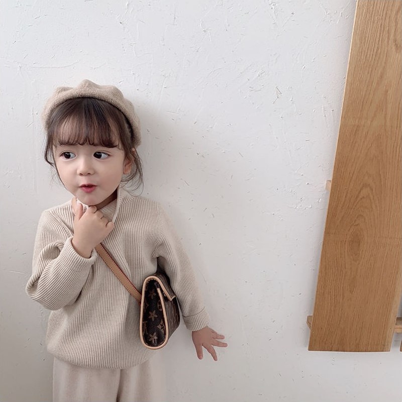 Thick boy sweater girls bottoming shirt new autumn and winter children's sweater pullover baby sweater sweater to keep warm