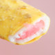 Minnon's delicious crispy ice cream bursting with white peach flavor crispy ice cream sandwich ice cream 75g