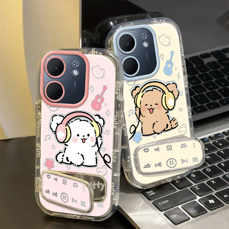 Suitable for Oppo A5X Phone Case, Oppo A5X Soft Pkw110 New Model, Pkw110 Silicone, Oppo A5X 5g Anti-Drop, Oppo A5X for Men and Women, Full Coverage, Oppo A5X 5g Music Puppy Couple Case