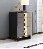 Living room post-modern minimalist cupboard American light luxury two three four five bucket cabinet rock plate Italian minimalist locker