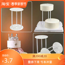 Suspended Birthday Cake Decoration Two Layers Of Piling Bracket Wrongly Stratified Space Plus High Creative Baking Dessert Support Spacer