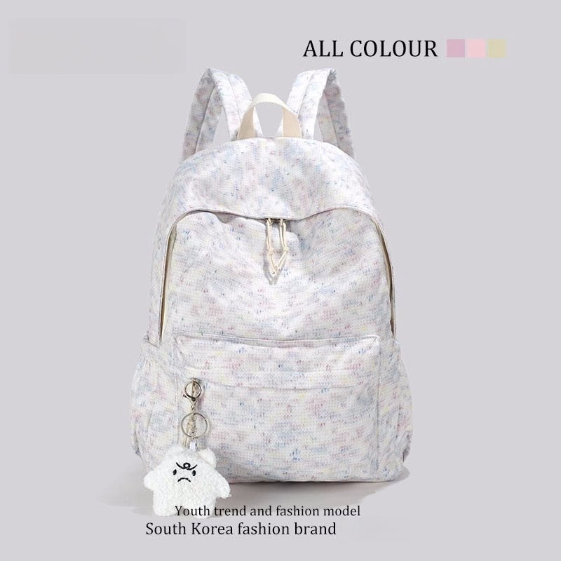 French Mlcani Kans Original Niche High School and College Student Backpack Large Capacity Travel Backpack French Mlcani Kans Original Niche High School and College Student Backpack Large Capacity Travel Backpack