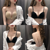 Breastfeeding underwear front buckle pregnant woman bra gathered strapless strapless strap gathered anti-sagging seamless beautiful back woman