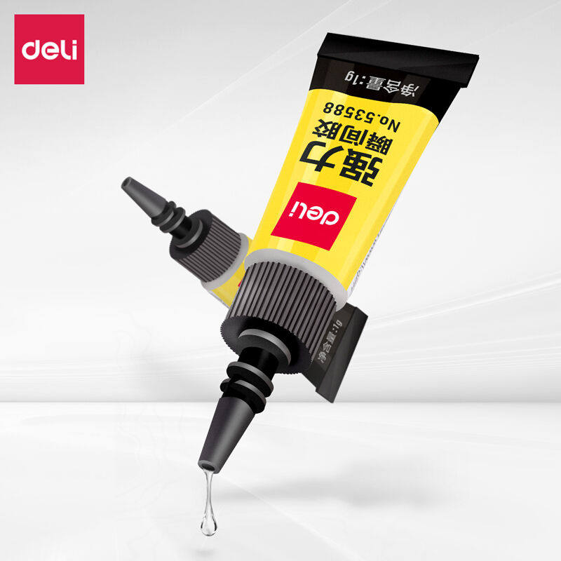 Deli 3g momentary glue glue products can adhesive rubber metal ceramic office supplies 53588