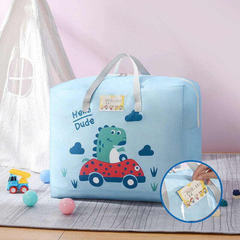 40 thousand km Kindergarten quilt collection bag Thickened Student Quilted Cotton Quilted Bag Hand Clothes Luggage 