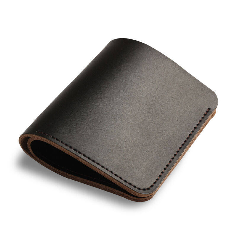 Handmade simple men's short leather wallet vertical wallet wallet wallet wallet wallet wallet wallet wallet